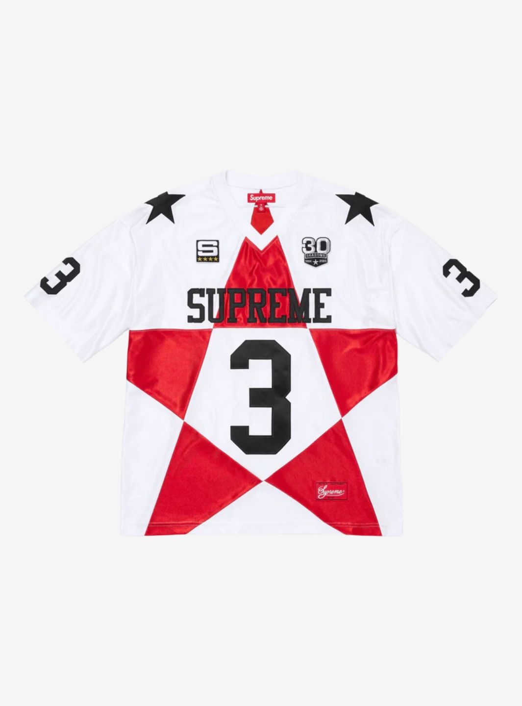 Supreme Star Football Jersey White | ResellZone