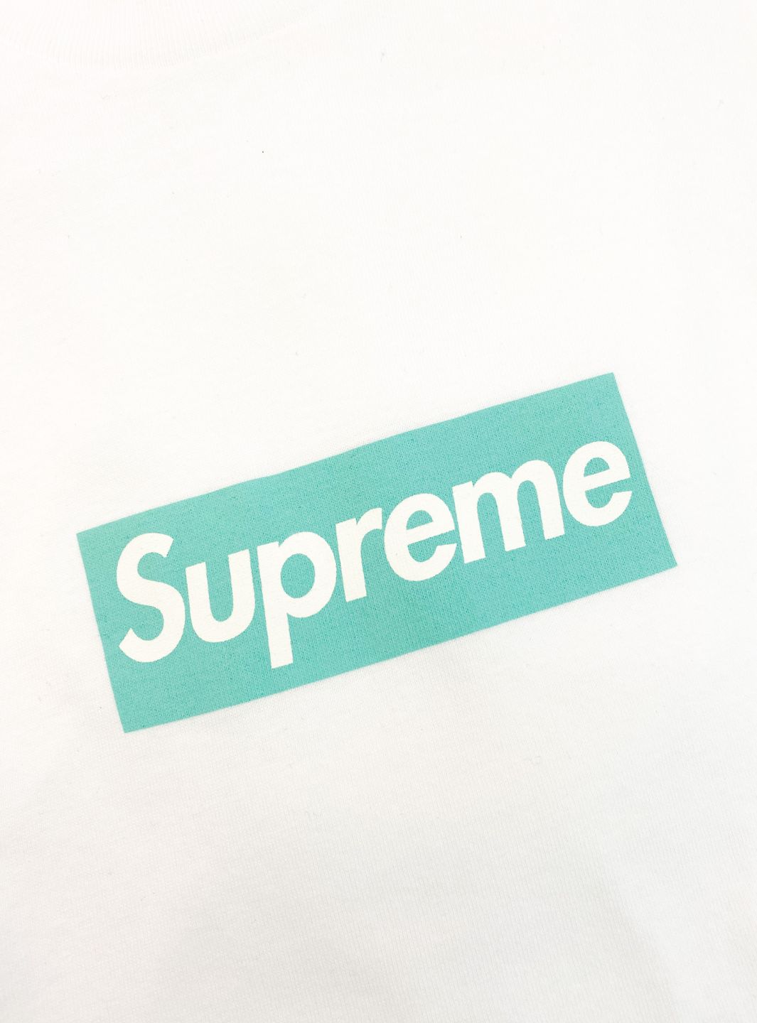 Supreme Tiffany & Co. Box Logo T-Shirt White | ResellZone