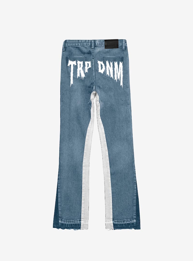 Trap Denim Double Knee Flare Denim | ResellZone