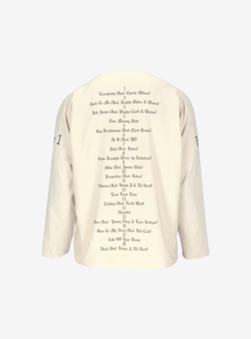 Yeezy Vultures Long T White | ResellZone